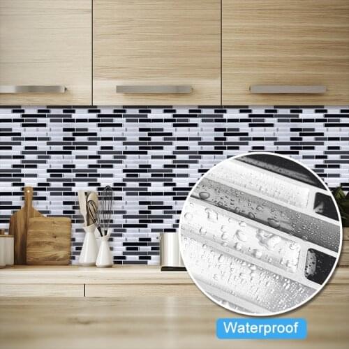 Sticker mosaic tile wall decal sticker DIY kitchen bathroom home decoration vinyl -1 sheets