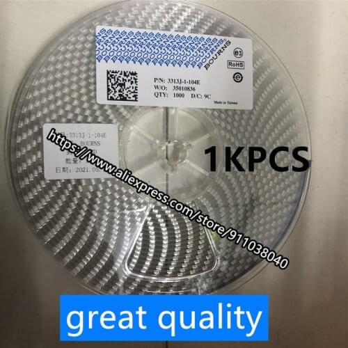 Patch adjustable positioner potentiometer adjustable resistance 3313J-1-104E 100K 3*3MM 1 disc 1K