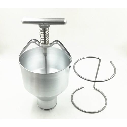 Stainless Steel Mini Manual Donut Maker Machine Handheld Cake Donut Hopper Donut Dropper Griddle Cake Maker