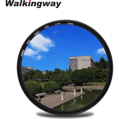 Walkingway CPL Camera Filter Circular Polarizing CIR-PL Filters for Nikon Canon DSLR Camera Lens 49/52/55/58/62/67/72/77/82mm