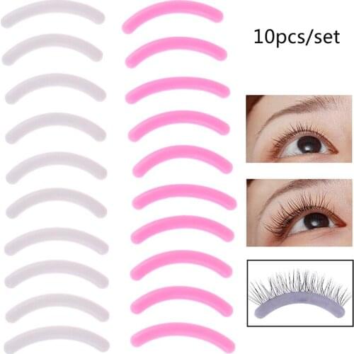 10pcs/set Eyelash Curler Replacement Pads Universal Curling Elastic Rubber Pad