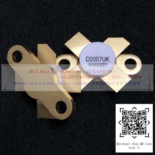100% Original: D2007 D2007UK [ 2A 5W 28V-65V 400MHz DA ] - METAL GATE RF SILICON FET TRANSISTOR