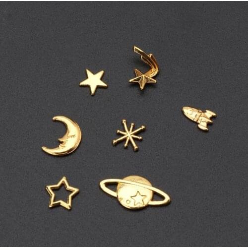 19Pcs DIY Universe Planet Theme 12 Constellation Epoxy Resin Mold Frame Fillings