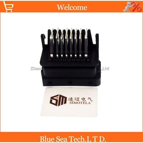 24 Pin/way male car oil-modified gas computer board CNG connector,Auto ECU plug for VW Audi BMW Toyota etc