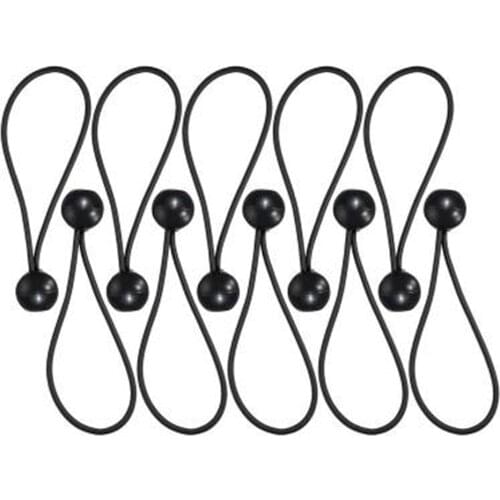 ​ 30pcs 15cm Outdoor Elastic Ball Grip Tensioner Tarpaulin Tied Rope Equipment
