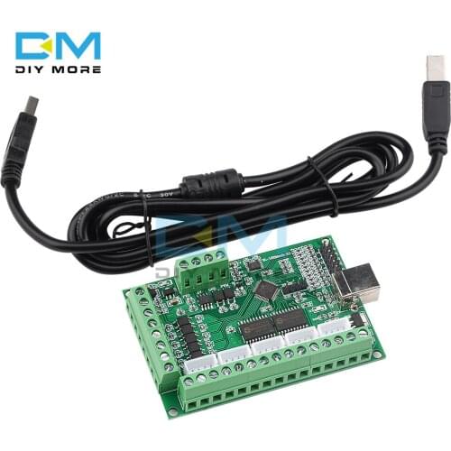 Mach3 5 Axis USB Motion Control Card V2.1 CNC Engraving Machine Motherboard Stepper Motor Drive Interface Board