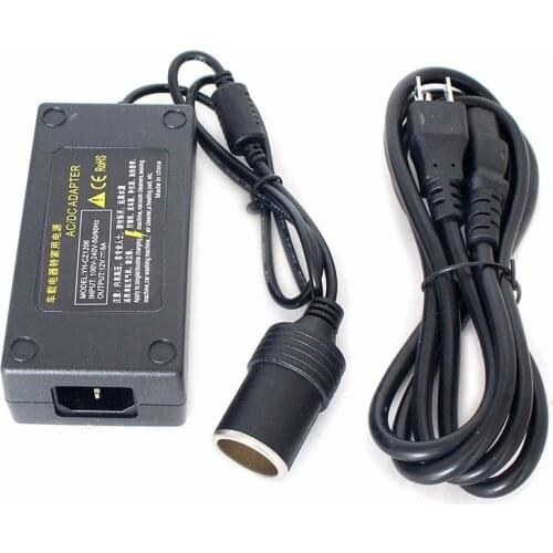 EU/UK/US/AU 100-240V to 12V 6A/8A/10A Car Cigarette Lighter AC-DC Power Converter Adapter Inverter Supply Transformer 110V 220V