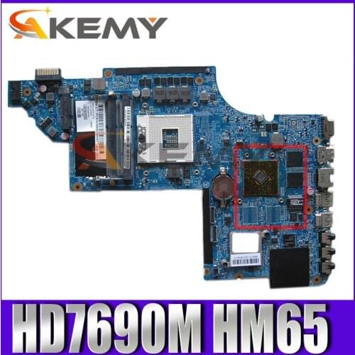 AKemy laptop Motherboard For HP Pavilion DV6 DV6-6000 DV6T-6000 665345-001 665345-501 HD7690M HM65 Mainboard
