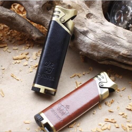Smoking Accessories Butane Refillable Windproof Torch Lighter Gas Jet Creative Lighter Dropshipping Suppliers Mens Gift