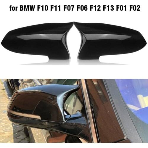 For BMW 5 6 7 Series F10 F11 2014-2017 , F06 F07 F01 F02 Car Rearview Mirror Cover Carbon Fiber Cap Style