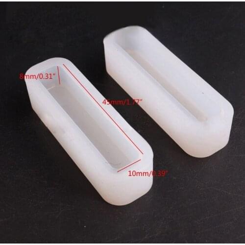A0NF Resin Casting Mold for Pendant Long Strip Pendulum Pendant Charms Resin Mould Long Ogan Pendant Mold(5pcs Long Strip)