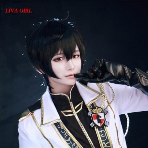 LG NEW High quality Ristu Sakuma Cosplay wig Ensemble Stars Anime game costeme play wigs Halloween costumes hair 1049