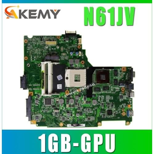 N61JV Motherboard REV:2.0 1GB for ASUS N61J N61JV N61JQ N61JA laptop Motherboard N61JV Mainboard N61JV Motherboard test 100% OK