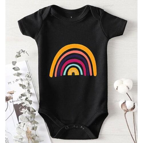 Toddler Babies Clothing One Piece Jumpsuit Rainbow Graphic Clothes Kids' Things Baby Romper Newborn Girl Outfit