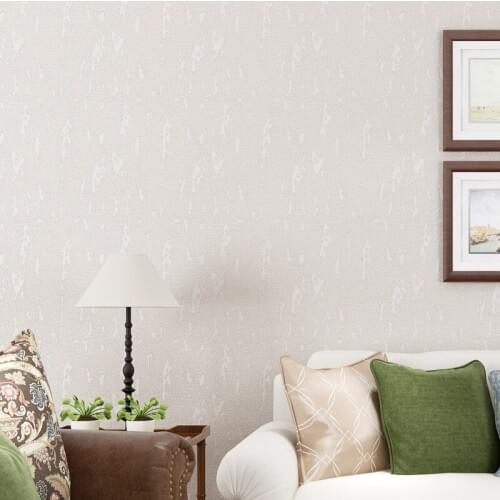 Beibehang Plain PVC works hotel hotel wallpaper simple and elegant bedroom 3d living room full embossed solid color 3d wallpaper