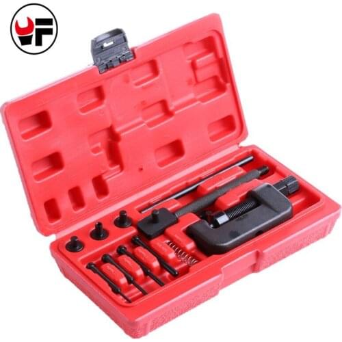 Motorcycle Chain Splitter Breaker Motorbike Riveting Tool Heavy Duty Link O-Ring For Bike Remover Repair Tool Kit Hot Sale DN152