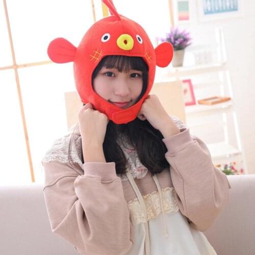 Cartoon Puffer Chick Animal Cotton Earflap Beanie Cap Hat Girls Photo Props Ear Hat Headgear Winter Muts