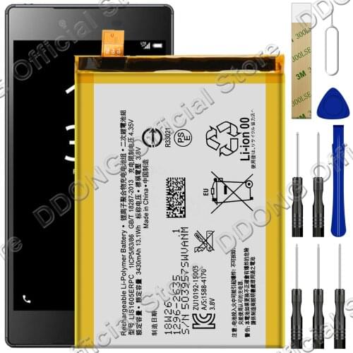 Replacement Battery LIS1605ERPC For Sony Z5 Premium Z5P E6853 E6883 Battery With Tool Kit