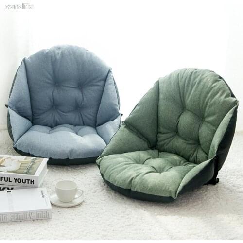 Student linen upholstery thick warm seat cushion office waist cushion computer chair cushion
