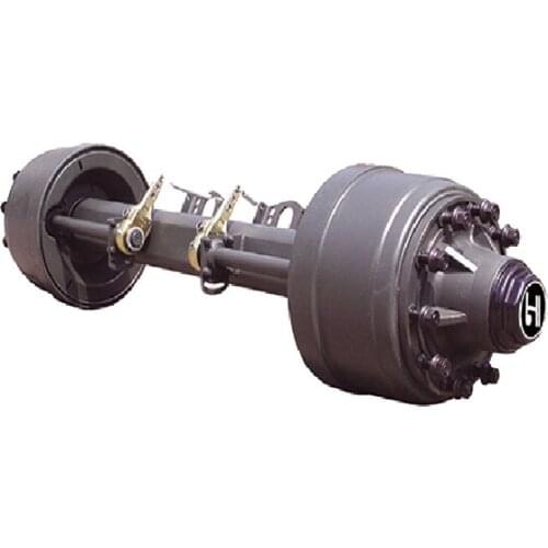 Transport semi trailer axles with ABS Brake System parts axis