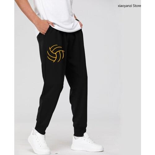 Spring Autumn Fashion Volleyballer Men Women Cool Design Sweatpants Funny Volleyballer Fitness Long Pants Trousers OT-917