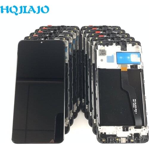 10PCS AMOLED Display For Samsung galaxy A10 lcd Digitizer A105/DS A105F A105FD A105M Display Touch Screen Digitizer With Frame