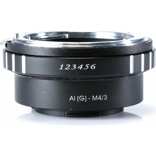 AI(G)-M4/3 Lens Adapter Ring for Nikon F Lens to Micro 4/3 M4/3 Four Third Camera Mount for G1 G2 G3 G6 G10 GH1 GH2 GF1 GF2
