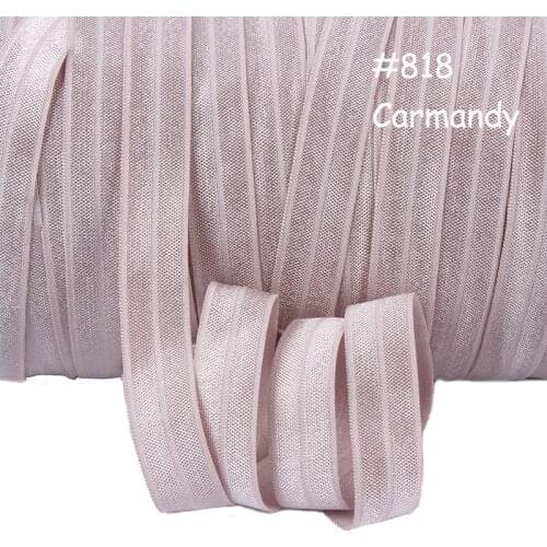 Free shipping foe, 5/8" 16mm solid color fold over elastic ribbon roll for underwear, 50 yards/color/roll