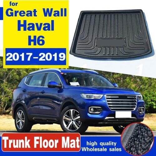 For Great Wall Haval H6 2017-2019 Car Tray Boot Liner Cargo Rear Trunk Cover Mat Boot Liner Floor Carpet Mud Non-slip Waterproof