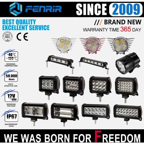 Truck Light Fixtures Led Off Road Lights Headlight Work Bar for Boat Pit Bike Jeep Wrangler Accessories Spot Led 12v Led Bar 24v