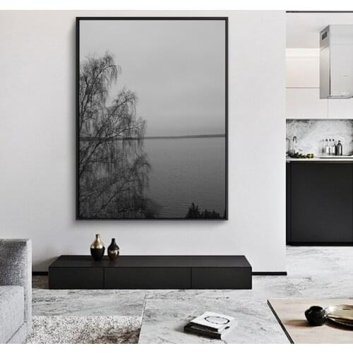 Snow Mountain Top Cloud and Mist Mood Atmosphere Real Shot Photography Decor Painting Home Decor Bedroom Background Wall