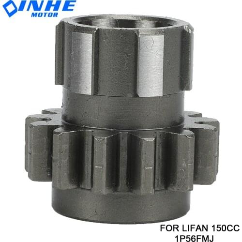 Lifan 150cc Motorcycle Engine Gear Driven Gear 13 Teeth For LF 150 1P56FMJ Horizontal Kick Starter Engines Dirt Pit Bikes Parts