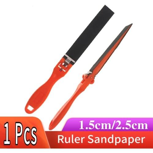 Ruler Sandpaper Sanding Sheets Sanding Disc Polished Rod Jewelry Polishing Tools Abrasive Buffing Tool Accessories