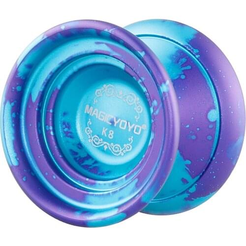MAGICYOYO K8 Polished Alloy Aluminum High-speed Professional Yoyo Ball Spin Toys Gifts for Kids Adults