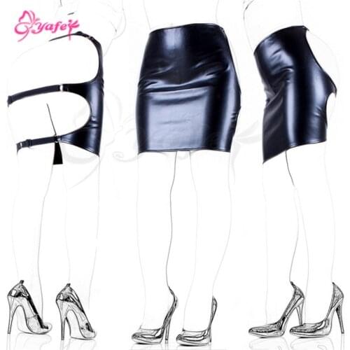 2 Colors Soft PU Leather Mini skirts Roly-play BDSM Bondage Teacher Type Adult Games Tool For Couples Fetish Erotic Sex Toys