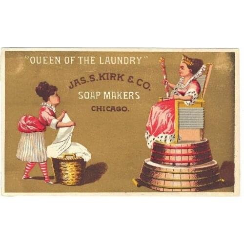 Queen of the laundry Soap METAL TIN SIGN POSTER WALL PLAQUE