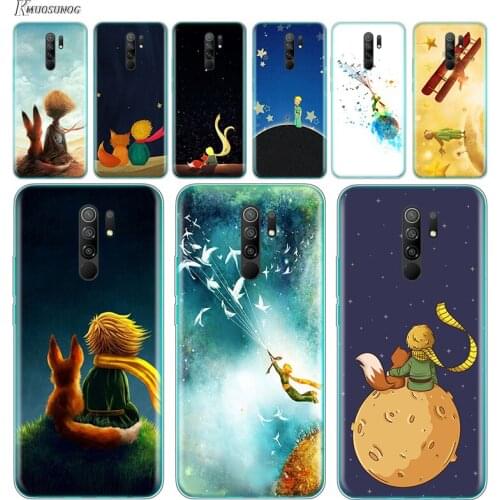 Transparent Cover The Little Prince with fox For Xiaomi Redmi K40 K30i K30T K30S K30 K20 10X GO S2 Y2 Pro Ultra Phone Case