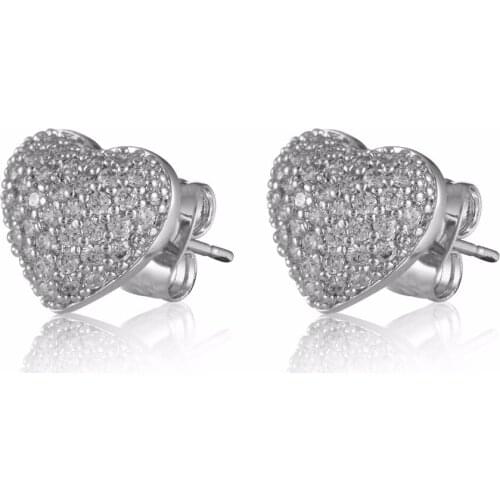GrayBirds Romantic Heart Earrings For Fashion Girls Elegant Jewelry MLE041