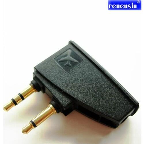 Foldable Headset Adapter Plug Anti noise Air Plug To 3.5MM Headphone Jack For Bose QC15 QC2 QC3 QC20 3.5 mono stereo jack