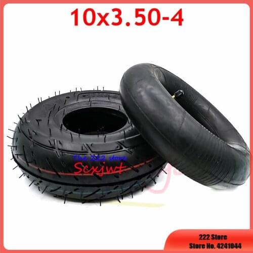 High Performance Scooter Mini Moto Accessory 10x350-4 Tube Tire 10x3.50-4 Inner Tube Outer Tyre Mini Moto 10 Inch Wheel Tyre