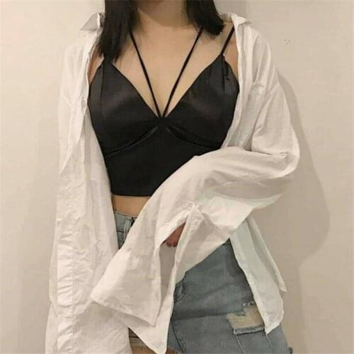 Women Lady Casual Tops Tube Chest Wrap Bandeau Underwear Black White Wrapped Chest Strap Chest Pad Underwear