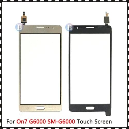 10Pcs/lot For Samsung Galaxy On5 G5500 G550 5" and On7 G6000 SM-G6000 5.5" Touch Screen Digitizer Sensor Outer Glass Lens Panel