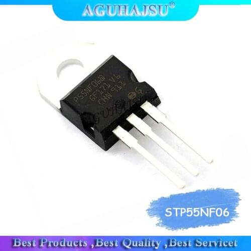 10PCS STP55NF06 TO-220 P55NF06 TO220 MOS FET transistor New original