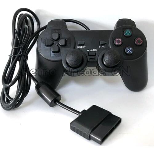 2021 Wired Gamepad PS2 Controller for Mando PS2/PS2 Joystick for Vibration Shock Joypad Wired Controle