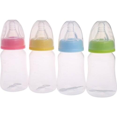 Bulk Stock 120ml Baby Newborn Nursing Nipple Bottle Silicone Pacifier Milk Water Feeding Baby Q