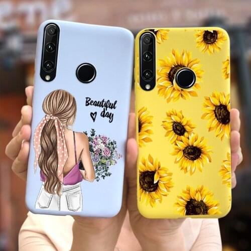 For Huawei Honor 10i Case Beautiful Sunflower Cover For Honor 10i 10 i HRY-LX1T Soft Slim Fundas Honor10i 6.21'' Phone Case Bags