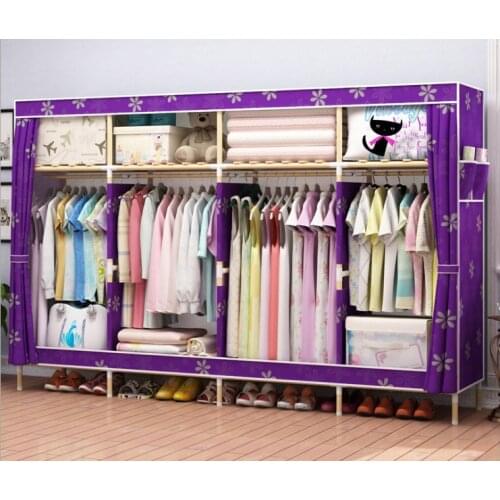 Latest wooden wardrobe length 210cm