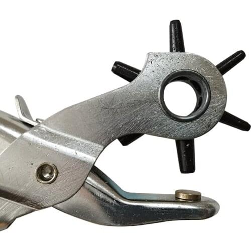 1 Pcs Leather Belt Hole Punch Plier Eyelet Puncher Revolve Sewing Machine Bag Setter Tool Watchband Strap 2/2.5/3/3.5/4/4.5mm