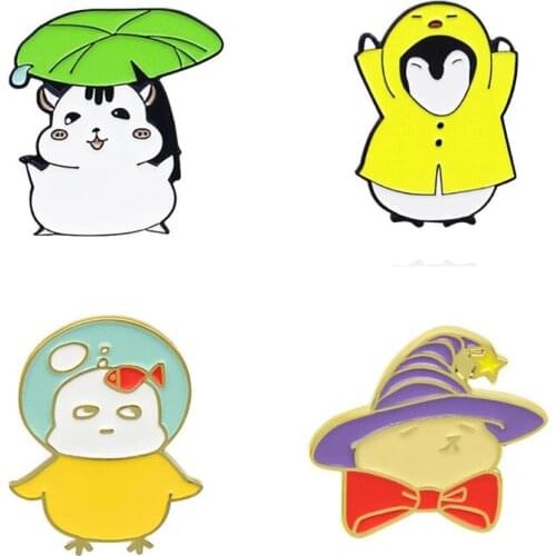Cartoons Enamel Badges Accessories Lapel Pins Jewelry Womens Anime Brooches For Backpack Cute Pins Metal Badges Mini Brooches