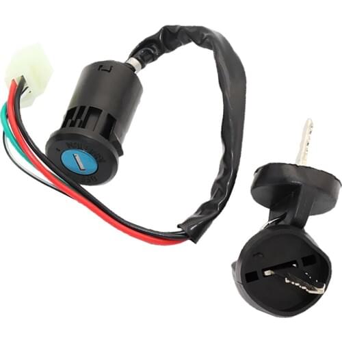KEY IGNITION SWITCH Mini ATV QUAD POCKET DIRT CHOOPER PIT BIKE 4 WIRE